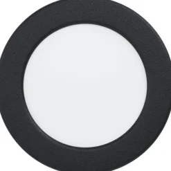 LED-Upotettava plafondi Eglo Fueva 5 4000K musta pyöreä eri kokoja