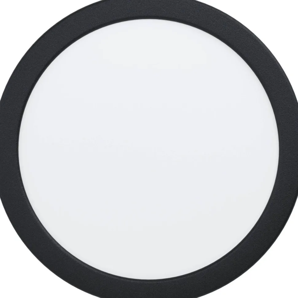 LED-Upotettava plafondi Eglo Fueva 5 4000K musta pyöreä eri kokoja