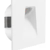 LED-Upotettava porrasvalaisin Eglo Mecinos 8x8cm valkoinen
