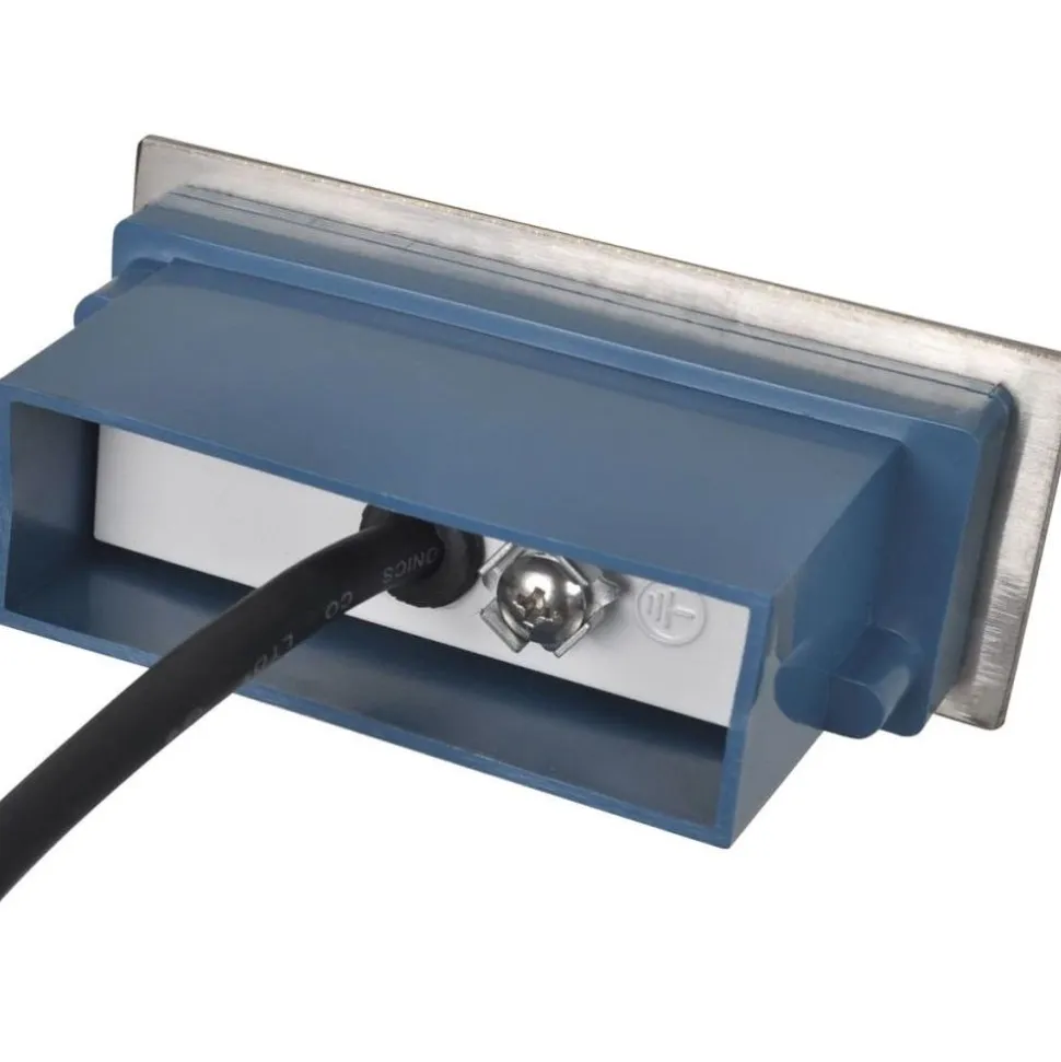 Led upotettu porrasvalaisin 12 kpl 44x11x56 mm