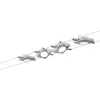LED-vaijerivalaisinsetti Pailmann MacLED Basic, 2700K, neljä valaisinta, mattakromi