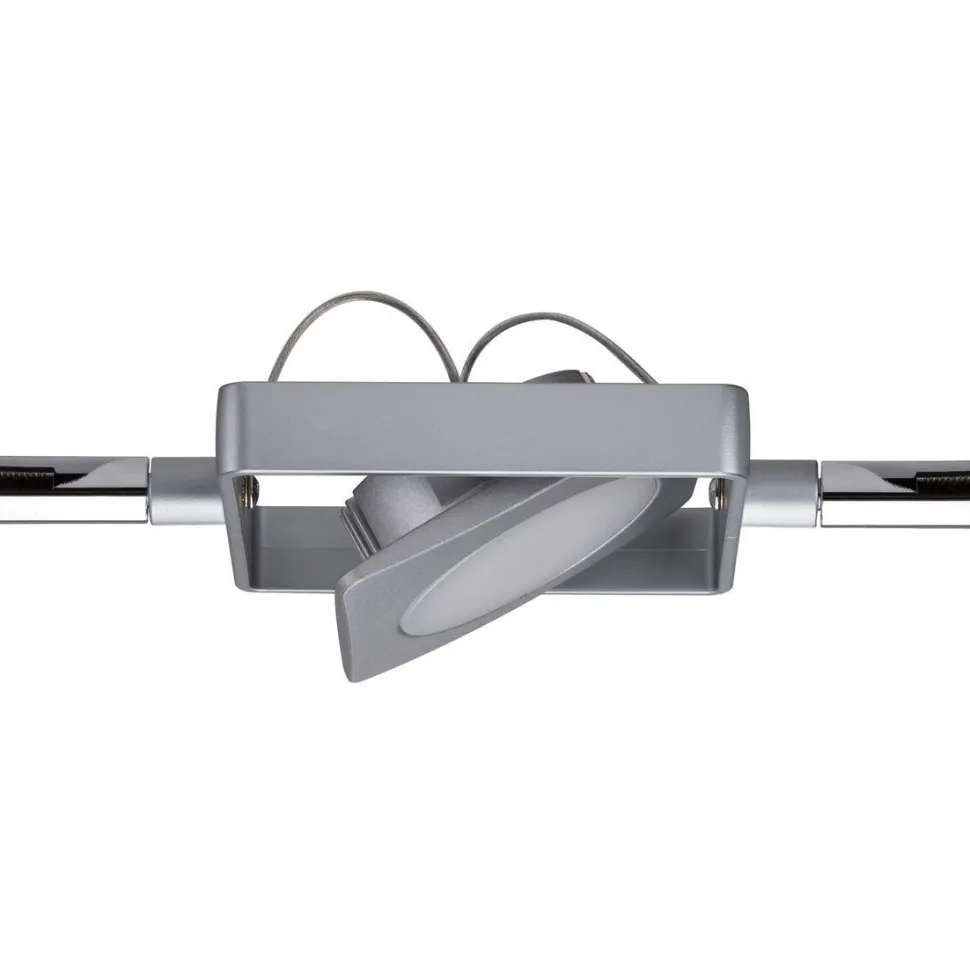 LED-vaijerivalaisinsetti Pailmann MacLED Basic, 2700K, neljä valaisinta, mattakromi
