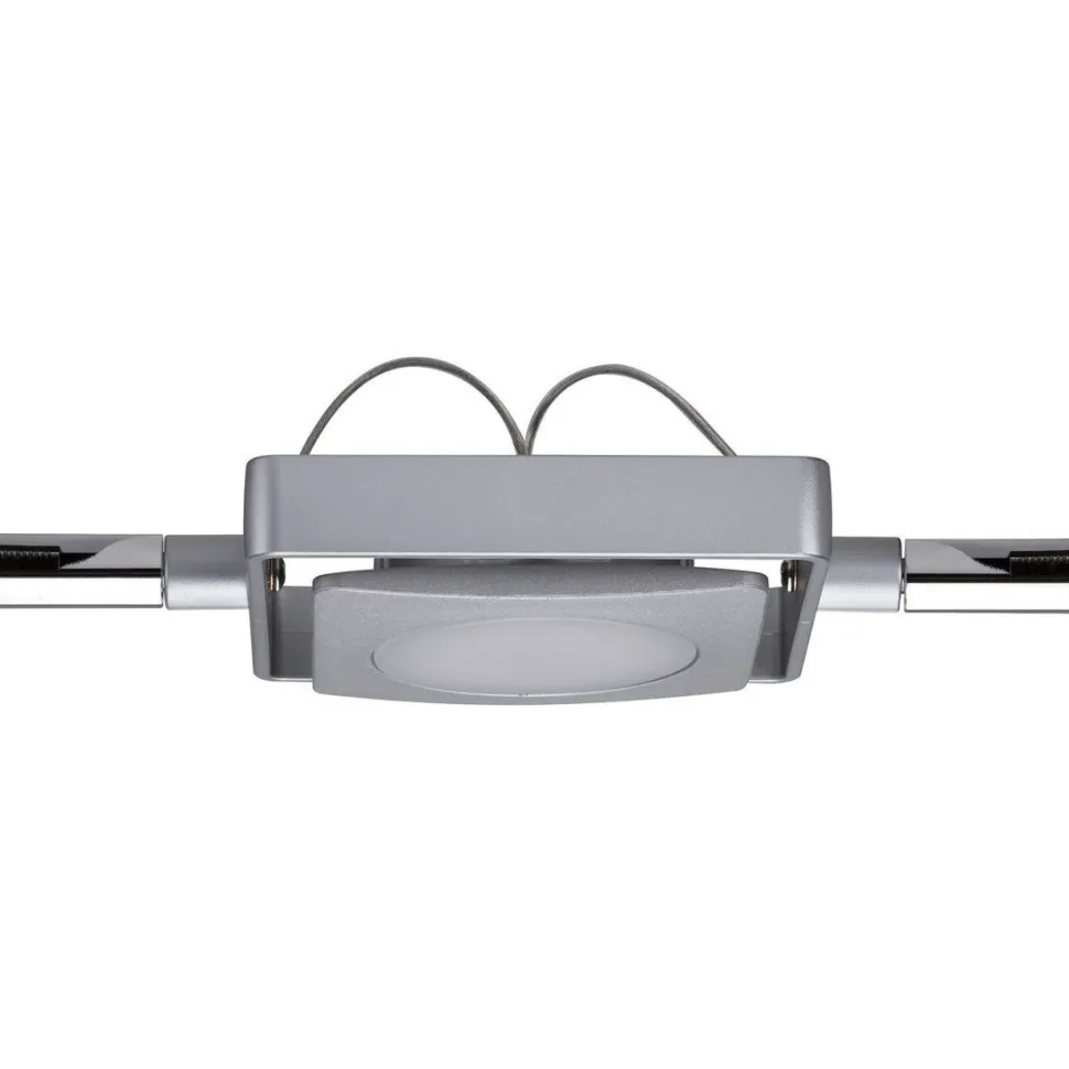 LED-vaijerivalaisinsetti Pailmann MacLED Basic, 2700K, neljä valaisinta, mattakromi
