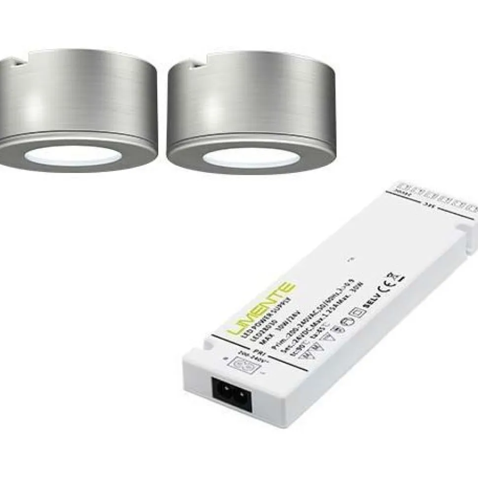 LED-valaisinsetti Limente LED-LETO, 5 kpl, 4000K, RST-look