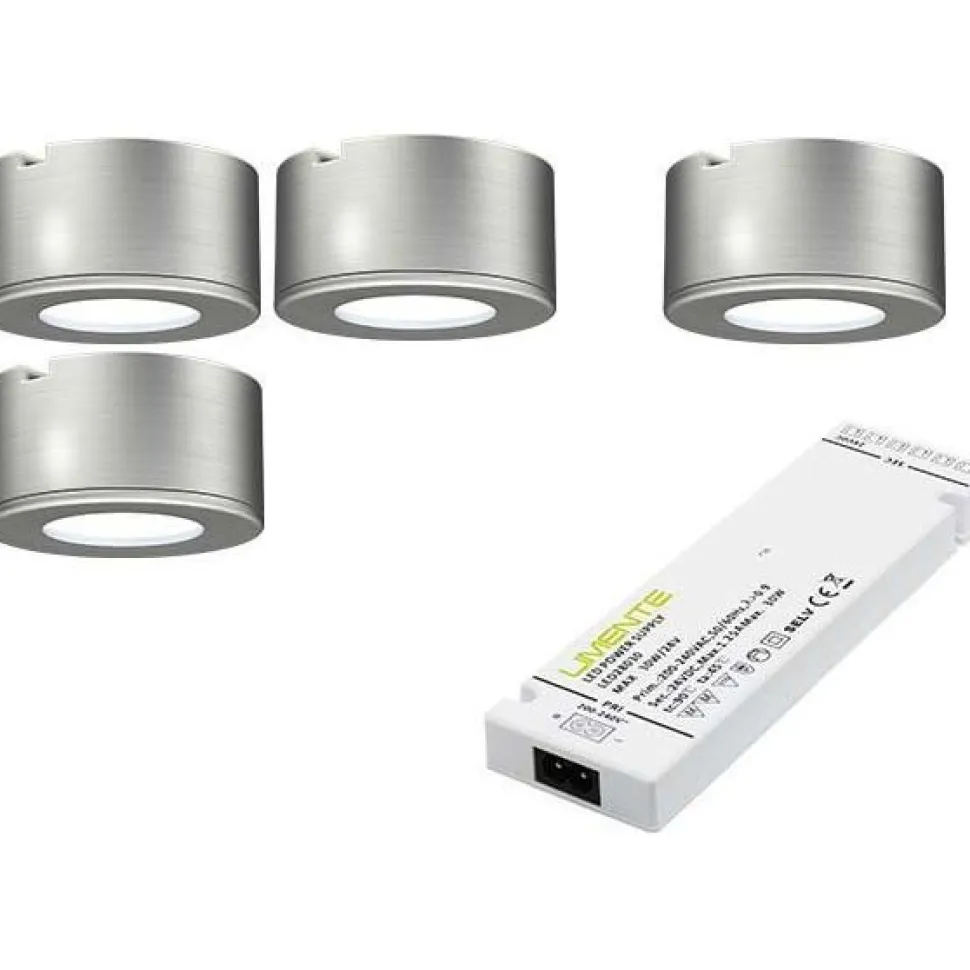 LED-valaisinsetti Limente LED-LETO, 5 kpl, 4000K, RST-look