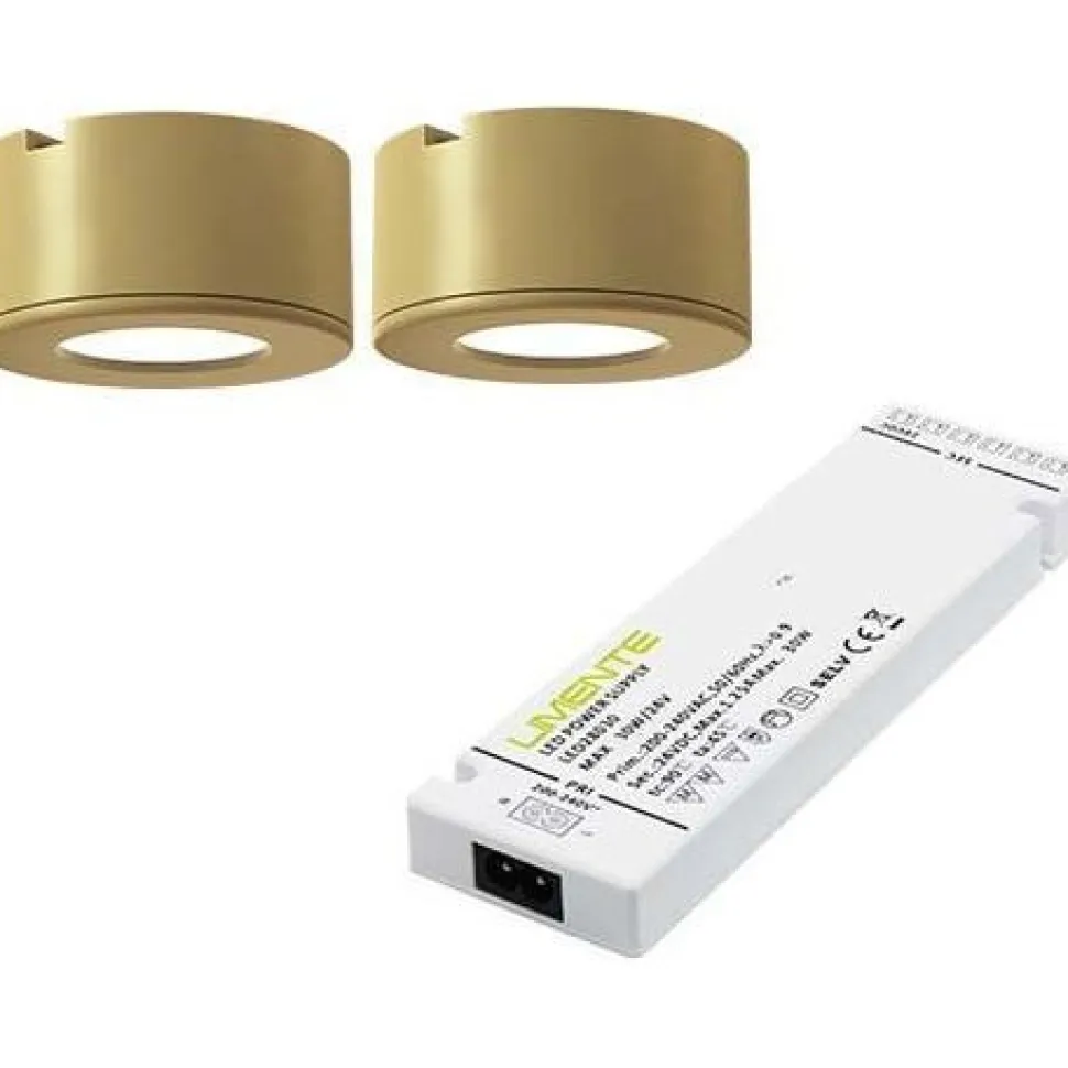 LED-valaisinsetti Limente LED-LETO, 5 kpl, 4000K, RST-look
