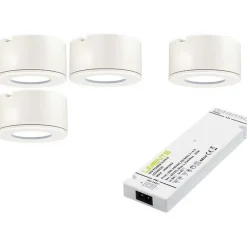 LED-valaisinsetti Limente LED-LETO, 5 kpl, 4000K, RST-look