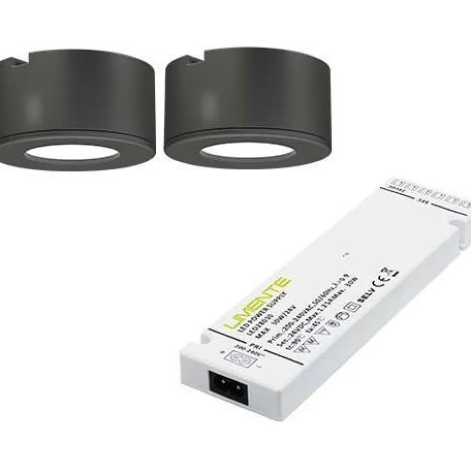 LED-valaisinsetti Limente LED-LETO, 5 kpl, 4000K, RST-look