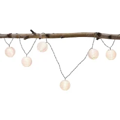 LED-valoketju Paulmann Fairy lights, IP44, 3.6m, 3000K, paristokäyttöinen, valkoinen