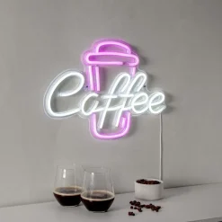 LED-valokoriste Star Trading Plexy Coffee