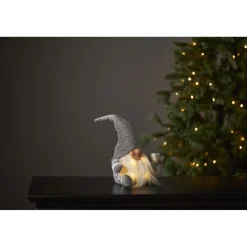 LED-valokoriste Star Trading Joylight tonttu, 34cm, punainen
