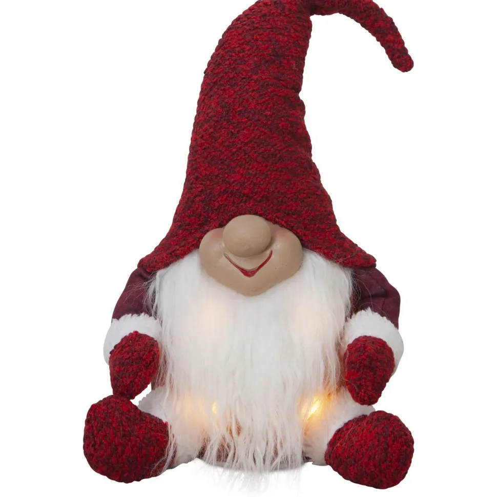 LED-valokoriste Star Trading Joylight tonttu, 34cm, punainen
