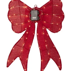 LED-valokoriste Star Trading Arco, 56cm, paristokäyttöinen, punainen