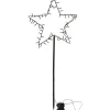 LED-valokoriste Star Trading Spiky tähti, 92cm, musta