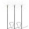 LED-valokoriste Star Trading Firework Outdoor, 3-osainen, musta