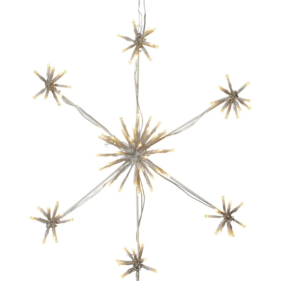 LED-valokoriste Star Trading Siluett Flower Snowflake 50 cm