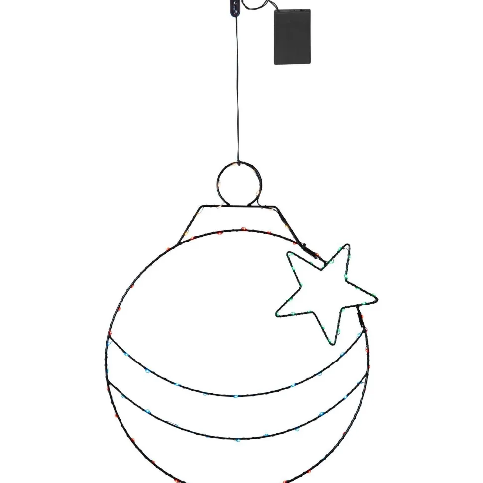 LED-valokoriste Star Trading X-Mas Bulb, moniväri