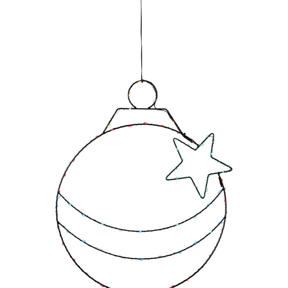 LED-valokoriste Star Trading X-Mas Bulb, moniväri