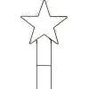 LED-valokoriste Star Trading Barlumi tähti, 40cm, musta