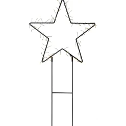 LED-valokoriste Star Trading Barlumi tähti, 40cm, musta