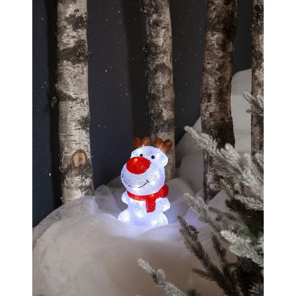 LED-valokoriste Star Trading Crystalo poro 30 cm