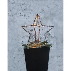 LED-valokoriste Star Trading Foldy 3D tähti, 55cm, musta