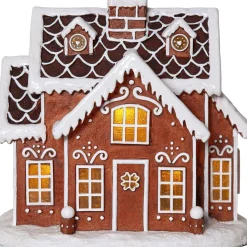 LED-valokoriste Star Trading Gingerville, 24.5cm, ruskea