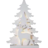LED-valokoriste Star Trading Grandy kuusi, 41cm, valkoinen