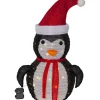LED-valokoriste Star Trading Tecidy pingviini 70 cm