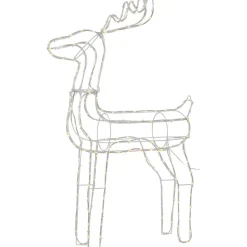 LED-valokoriste Star Trading Tuby Deer koristeporo 105 cm