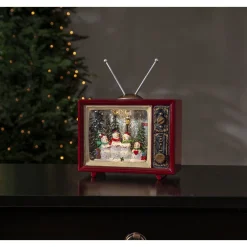 LED-valokoriste Star Trading Vinter TV, punainen
