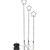 LED-valokoriste Star Trading Wizard, 3-osainen, musta