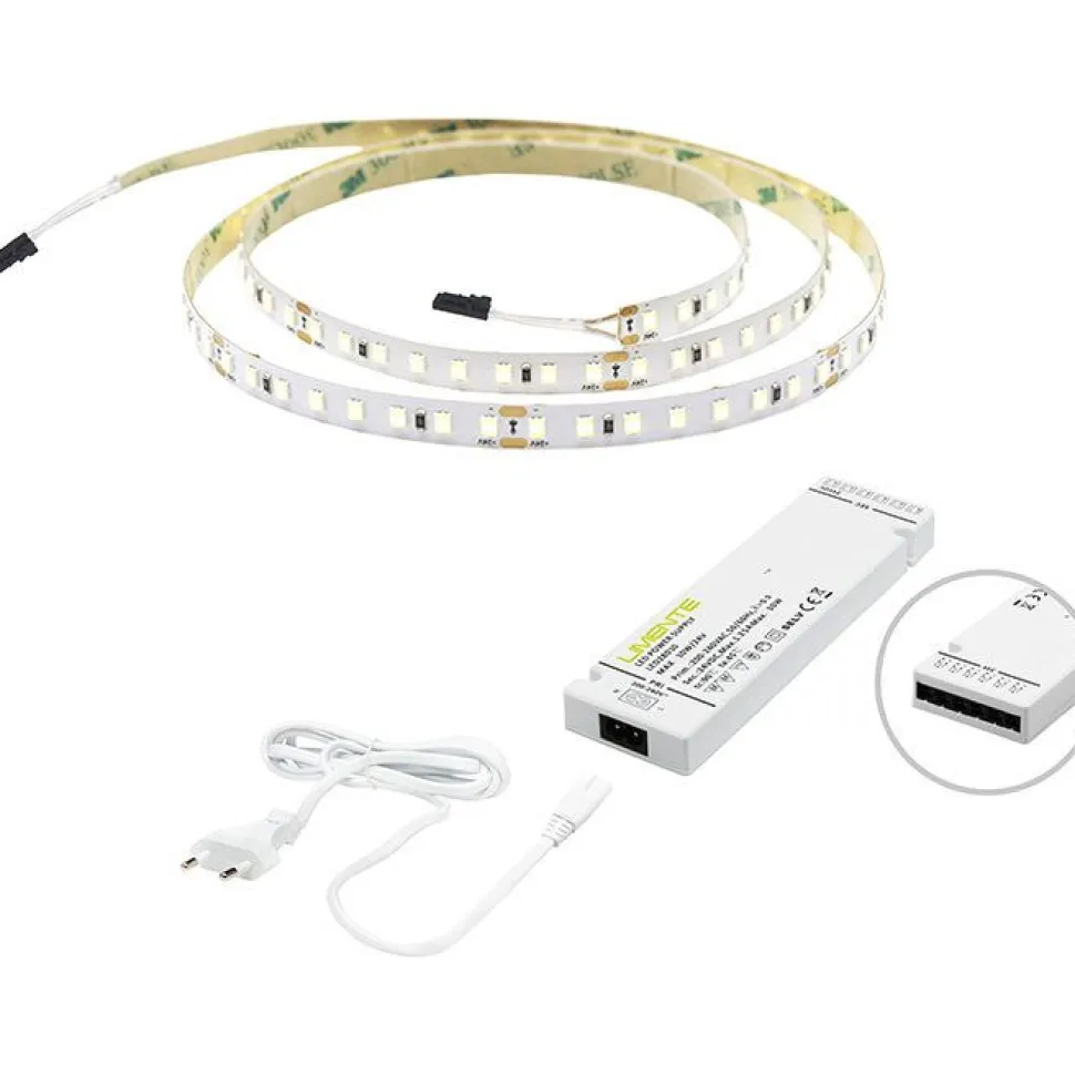 LED-valonauha + virtalähde Limente ProCom, 3m, 3000K