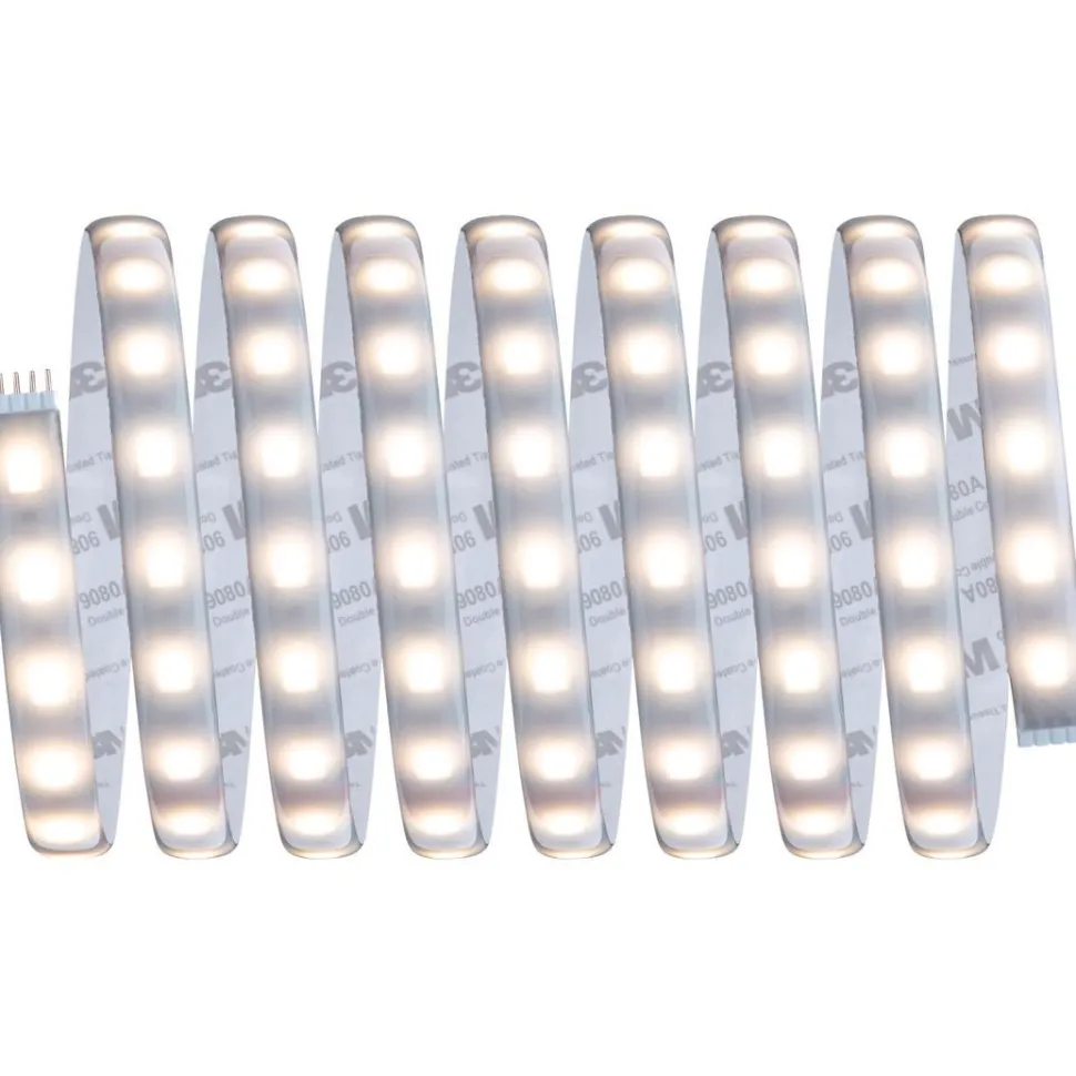 LED-valonauha Paulmann MaxLED 500, Smart Home Zigbee 3.0, aloituspakkaus, 3m, IP44, 27W, 350lm/m, 60LEDs/m, RGBW+, 60VA