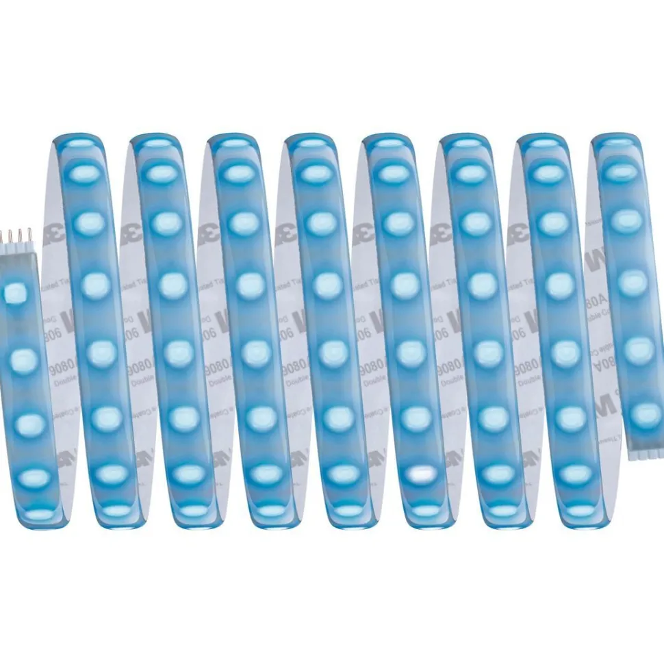 LED-valonauha Paulmann MaxLED 500, Smart Home Zigbee 3.0, aloituspakkaus, 3m, IP44, 27W, 350lm/m, 60LEDs/m, RGBW+, 60VA