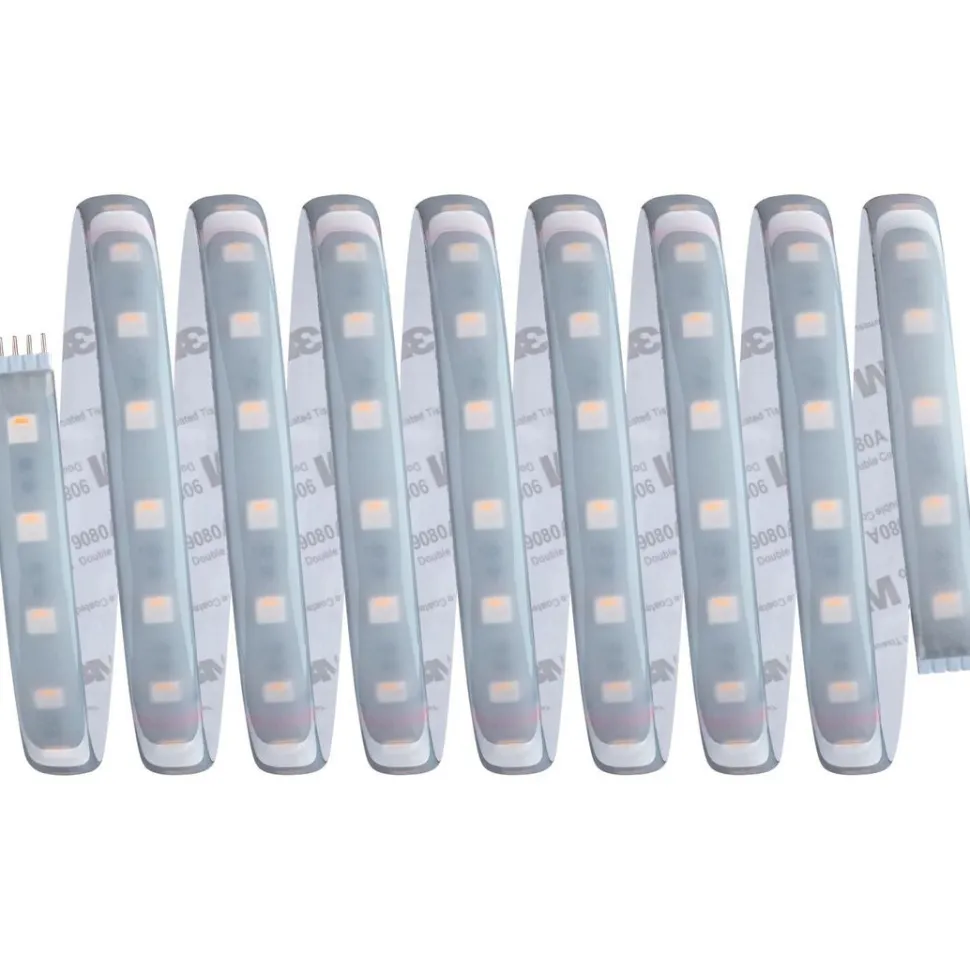 LED-valonauha Paulmann MaxLED 500, Smart Home Zigbee 3.0, aloituspakkaus, 3m, IP44, 27W, 350lm/m, 60LEDs/m, RGBW+, 60VA