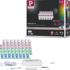 LED-valonauha Paulmann MaxLED 500, Smart Home Zigbee 3.0, aloituspakkaus, 3m, IP44, 27W, 350lm/m, 60LEDs/m, RGBW+, 60VA