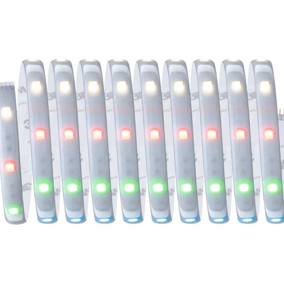 LED-valonauha Paulmann MaxLED 250, Smart Home Zigbee 3.0, aloituspakkaus, 3m, IP44, 15W, 180lm/m, 30LEDs/m, RGBW+, 36VA
