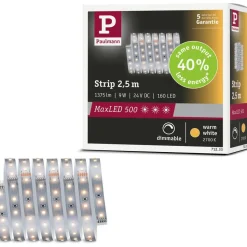 LED-valonauha Paulmann MaxLED 500, 1m, 3.6W, 550lm/m, 4000K, neutraali valkoinen