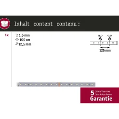 LED-valonauha Paulmann MaxLED 500, 1m, 3.6W, 550lm/m, 4000K, neutraali valkoinen
