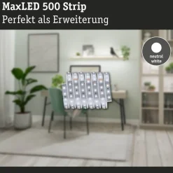 LED-valonauha Paulmann MaxLED 500, 1m, 3.6W, 550lm/m, 4000K, neutraali valkoinen