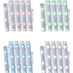 LED-valonauha Paulmann MaxLED 250, Smart Home Zigbee 3.0, aloituspakkaus, 1.5m, IP44, 9W, 180lm/m, 30LEDs/m, RGBW+, 24VA
