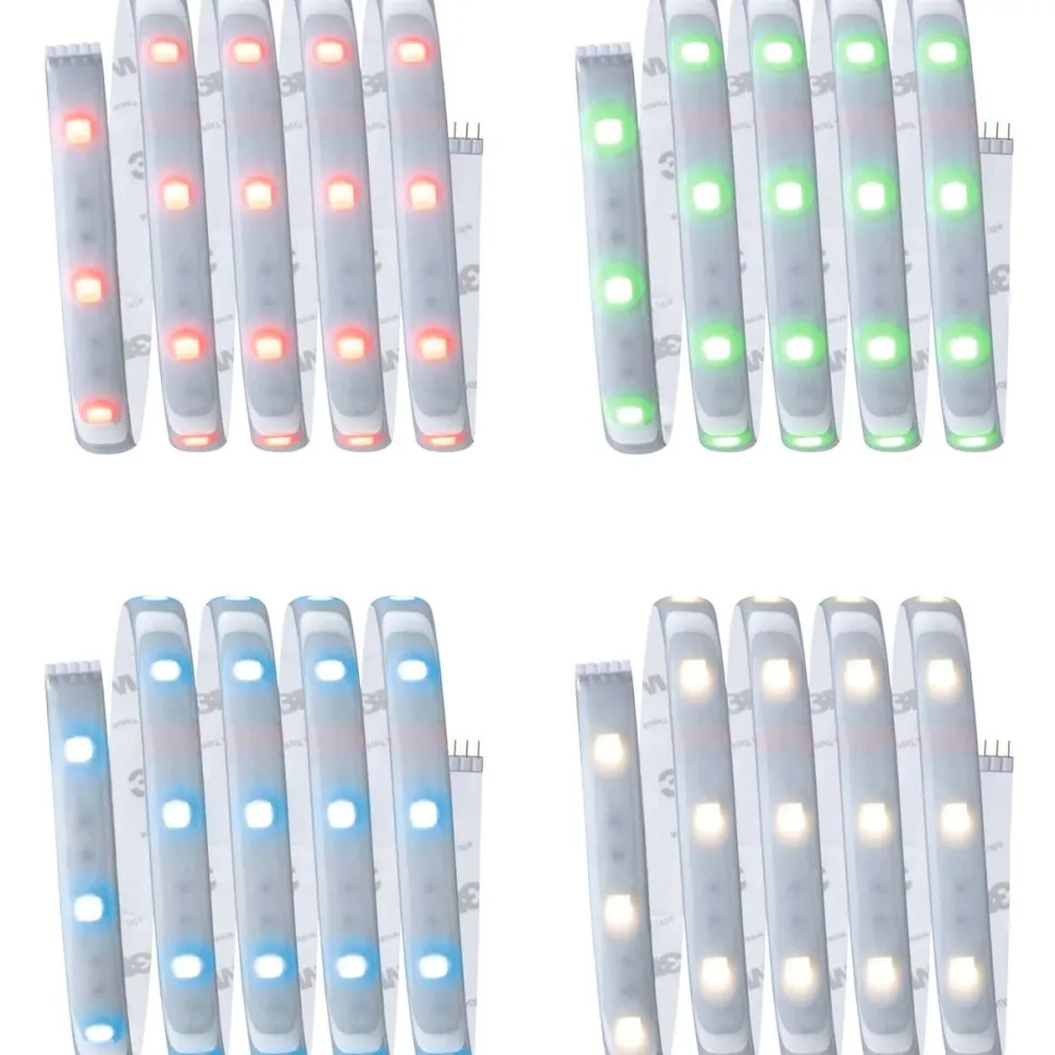 LED-valonauha Paulmann MaxLED 250, Smart Home Zigbee 3.0, aloituspakkaus, 1.5m, IP44, 9W, 180lm/m, 30LEDs/m, RGBW+, 24VA