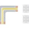 LED-valonauha Paulmann MaxLED 500 Full-Line COB, kulmaosa, 0.3W, 1000lm/m, säädettävä värilämpötila