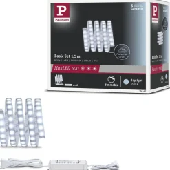 LED-valonauha Paulmann MaxLED 500, aloituspakkaus, 1.5m, IP44, 9W, 440lm/m, 6500K, 20VA
