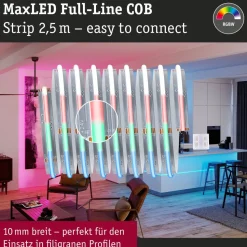 LED-valonauha Paulmann MaxLED 500, COB, 2.5m, RGBW, 15W, 530lm/m, RGBW+