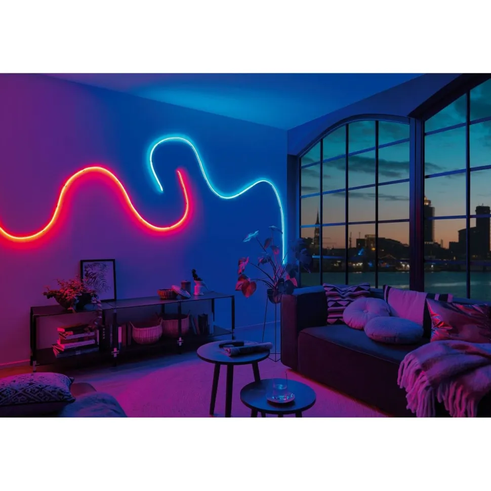 LED-valonauha Paulmann MaxLED Flow, aloituspakkaus, 5m, 43W, 270lm/m, RGB, 75VA