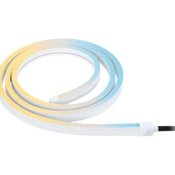 LED-valonauha Paulmann Plug & Shine Smooth, 2m, Smart Home Zigbee 3.0, IP67, RGBW+, valkoinen