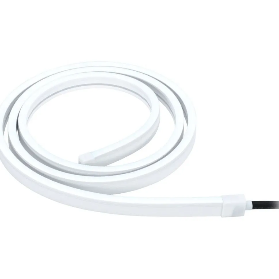 LED-valonauha Paulmann Plug & Shine Smooth, 2m, Smart Home Zigbee 3.0, IP67, RGBW+, valkoinen