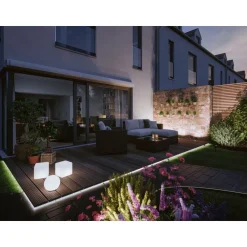 LED-valonauha Paulmann Plug & Shine Smooth, 5m, Smart Home Zigbee 3.0, IP67, RGBW+, valkoinen